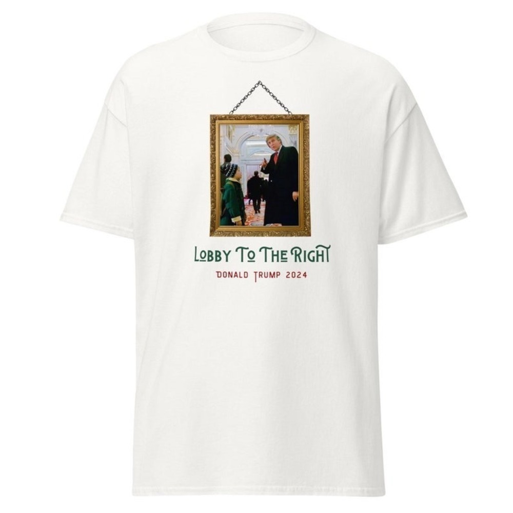 Lobby To The Right Trump T-Shirt Trump Christmas T-Shirt